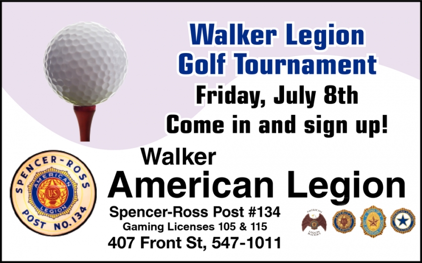 Walker Legion Golf Tournament