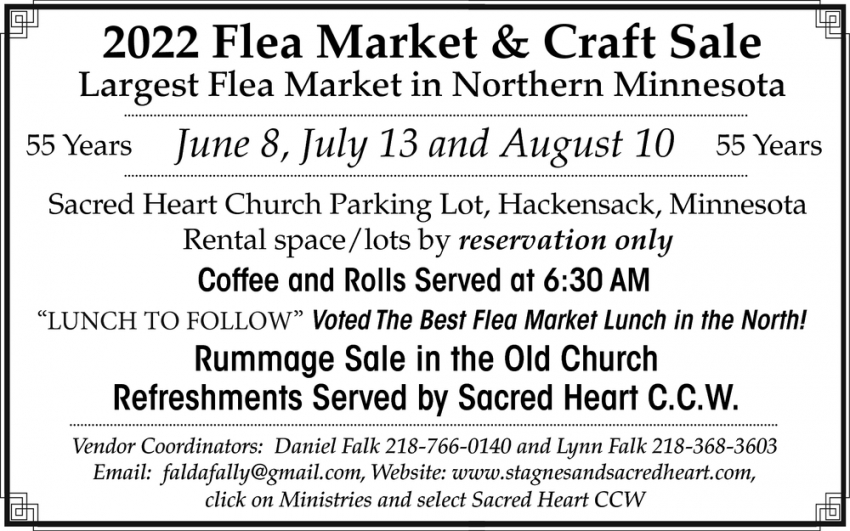 2022 Flea Market & Craft Sale