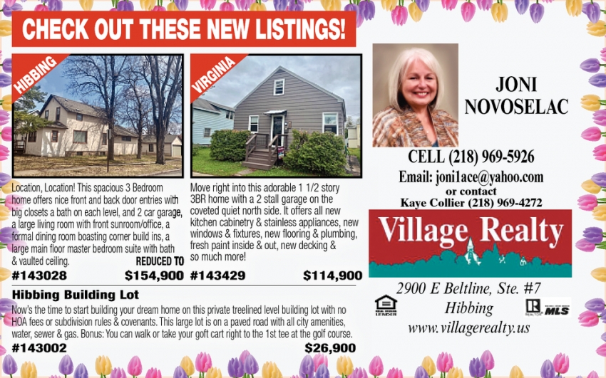 Check Out These New Listings!