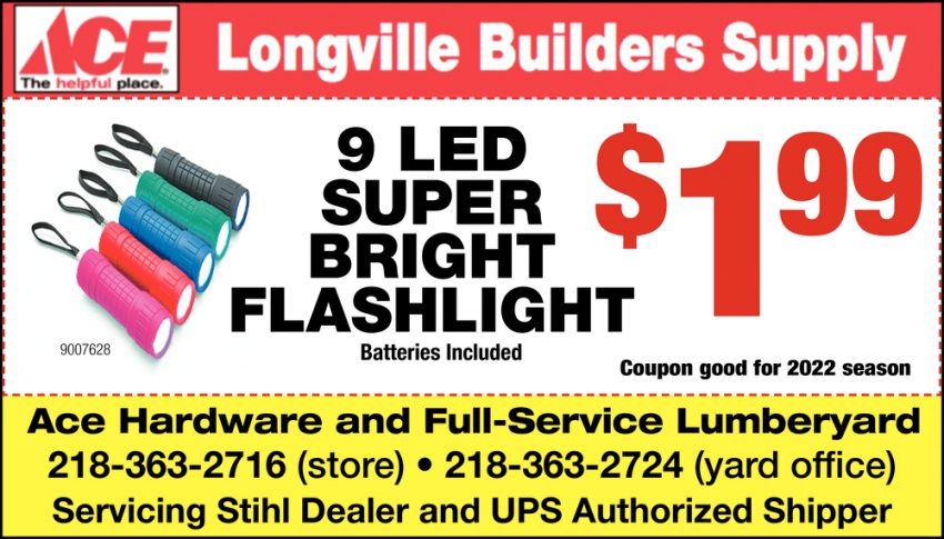 9 LED Super Bright Flashlight