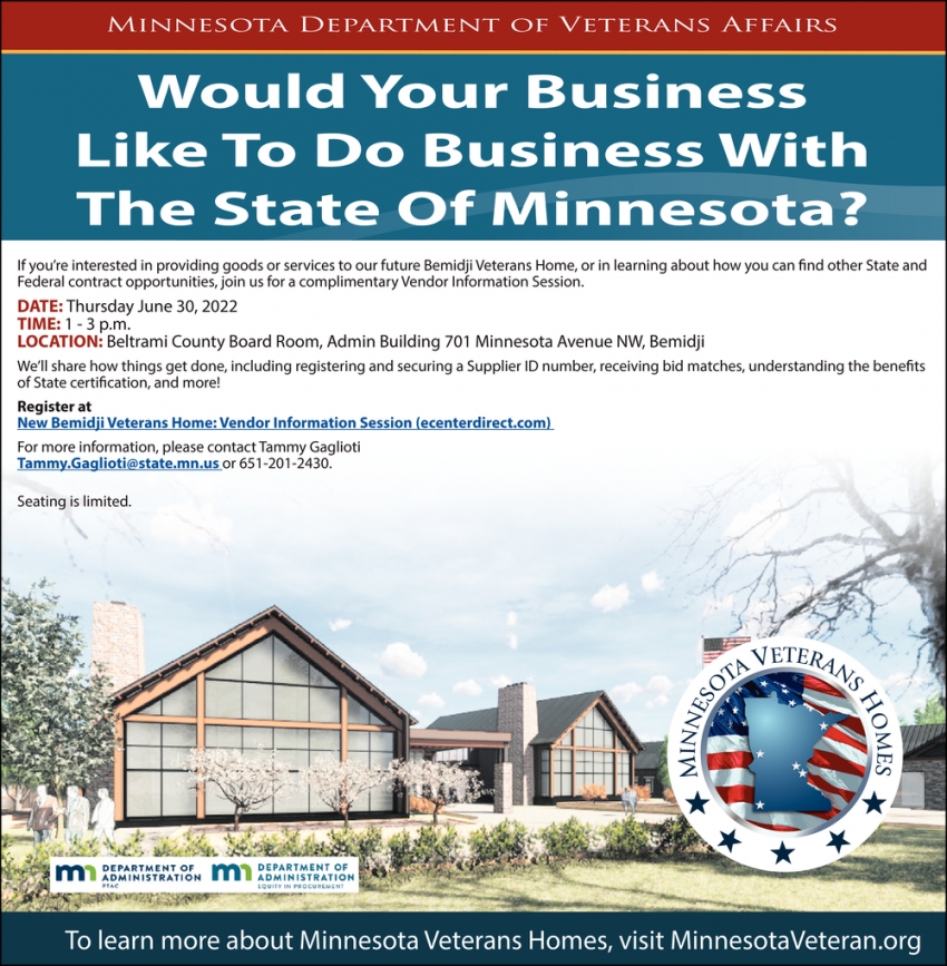 Would Your Business Like To Do Business With The State Of Minnesota?