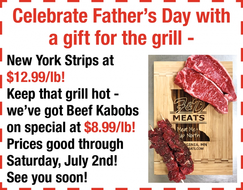 Celebrate Father's Day With A Gift For The Grill
