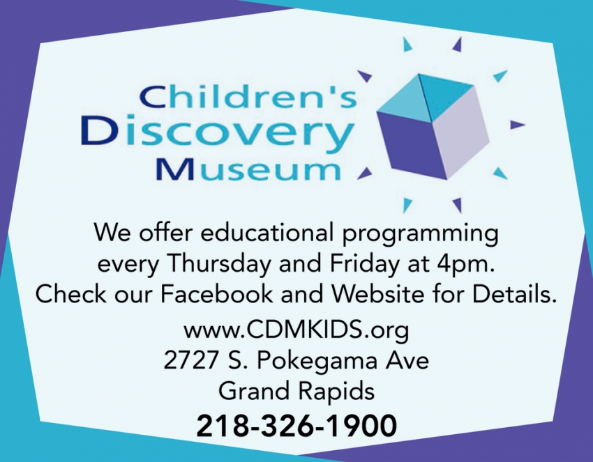 We Offer Educational Programming Every Thrusday and Friday at 4pm