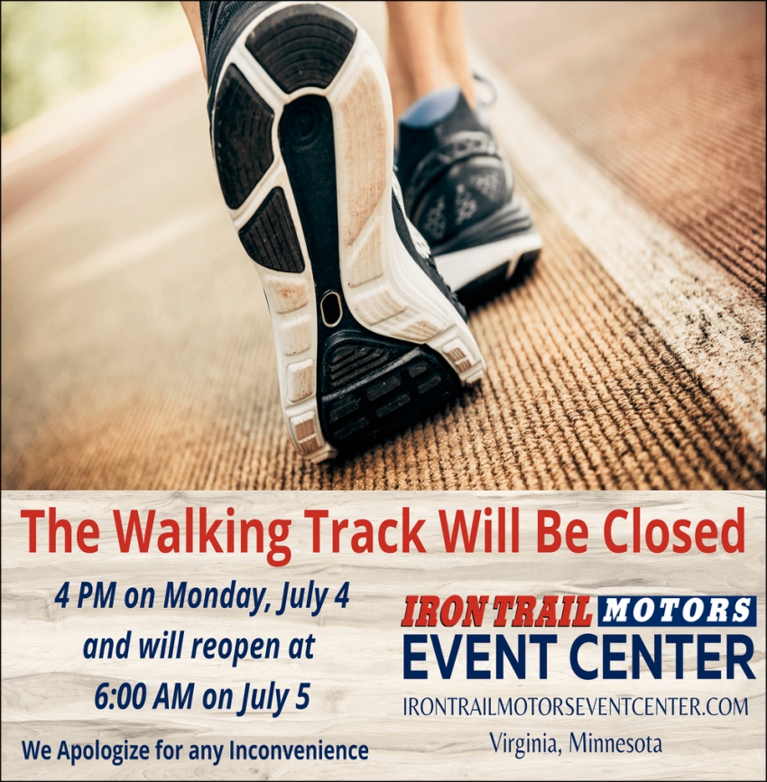 The Waling Track Will Be Closed