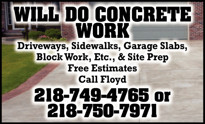 Will Do Concrete Work