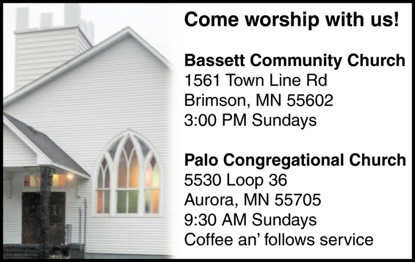 Come Worship With Us!