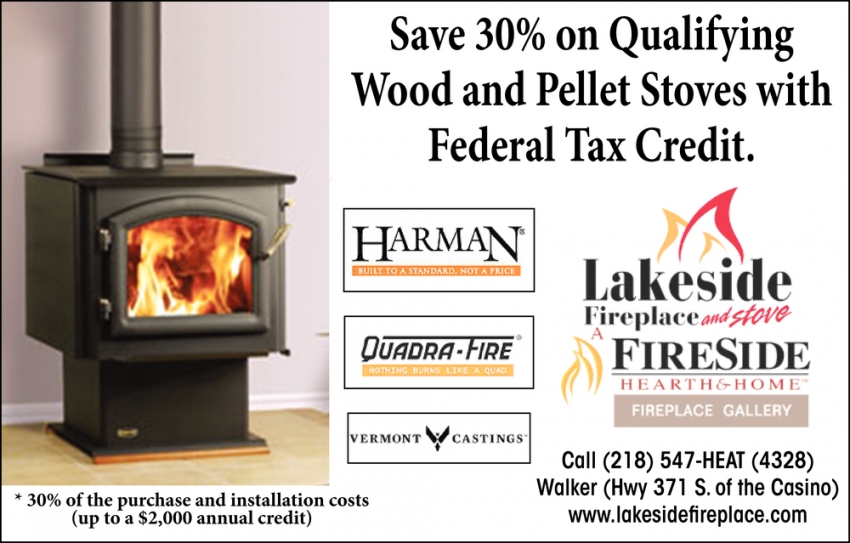 Save 30% On Qualifying Wood and Pellet Stoves with Federal Tax Credit