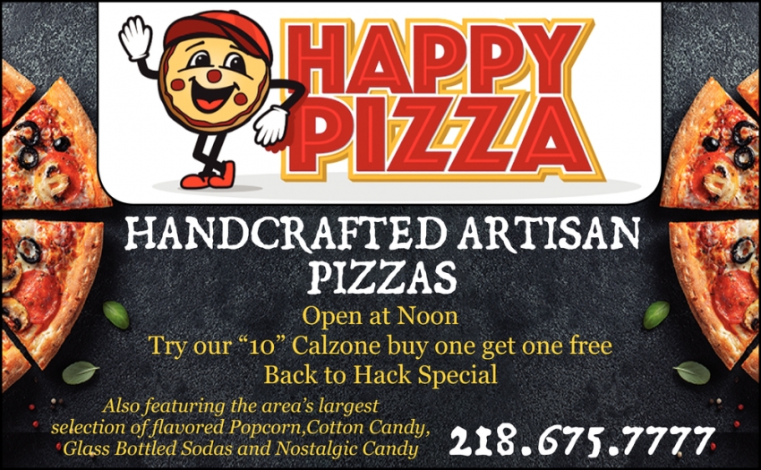 Handcrafted Artisan Pizzas