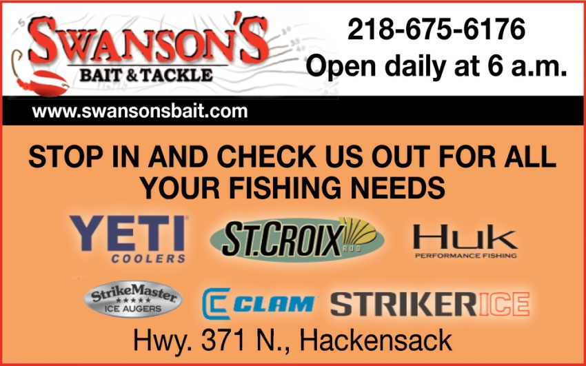Stop in and Check Us Out for All Your Fishing Needs