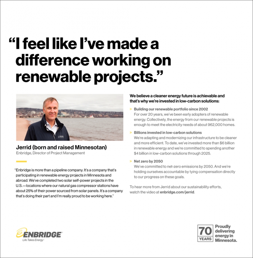I Feel Like I've Made a Difference Working On Renewable Projects