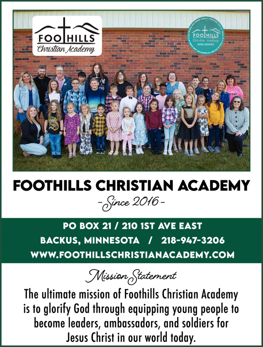 Foothills Christian Academy