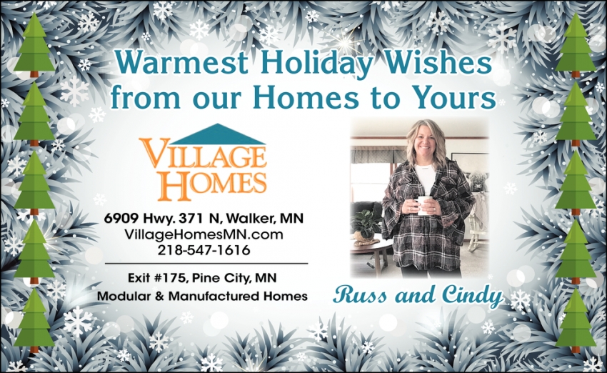 Warmest Holiday Wishes from Our Homes to Yours