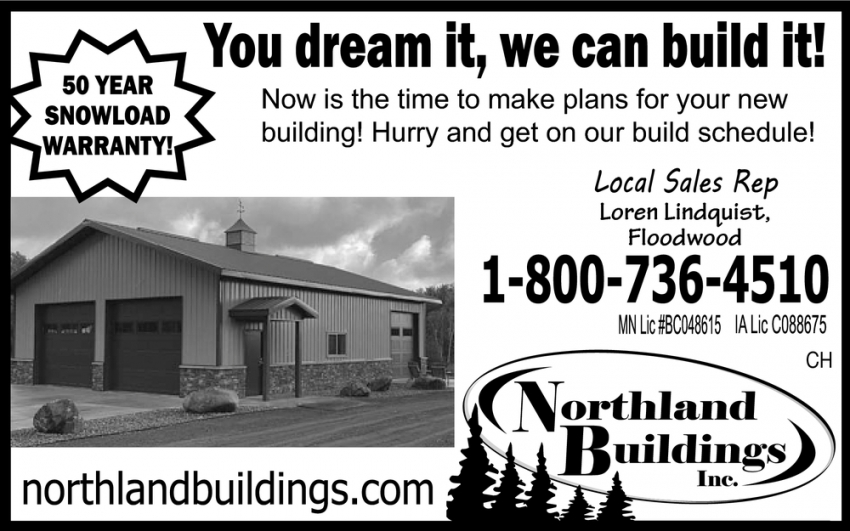 You Dream It, We Can Build It!