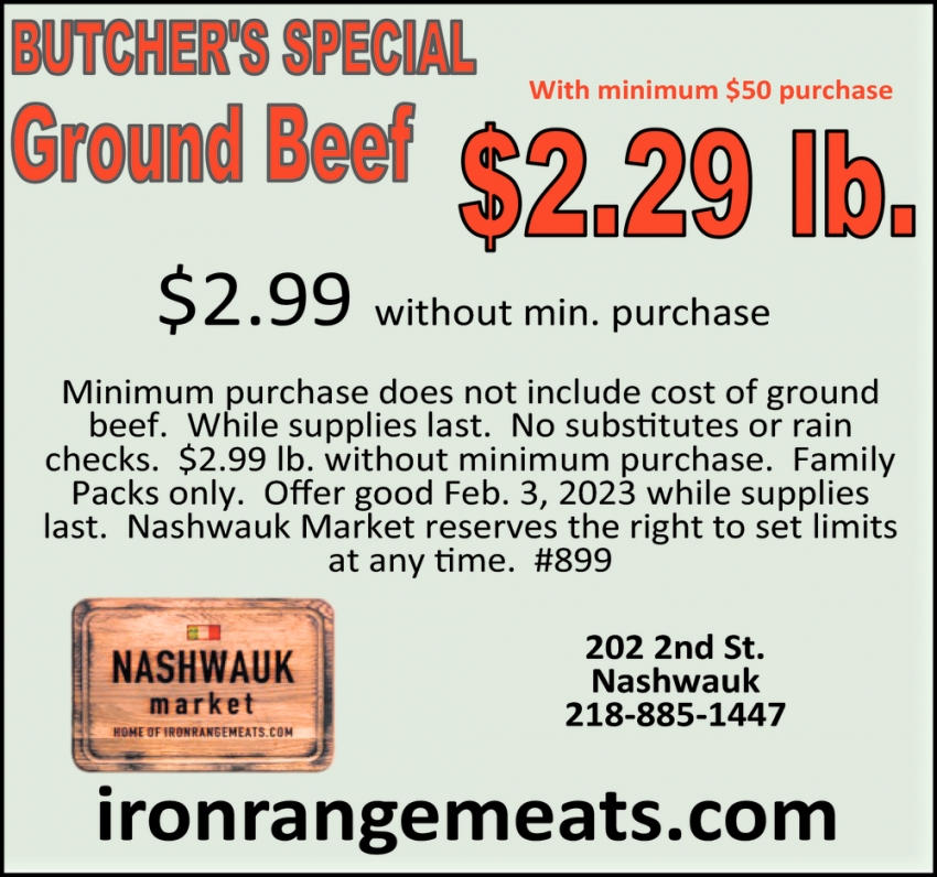 Butcher's Special Ground Beef