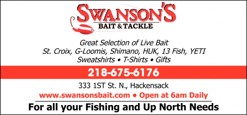 For All Your Fishing And Up North Needs