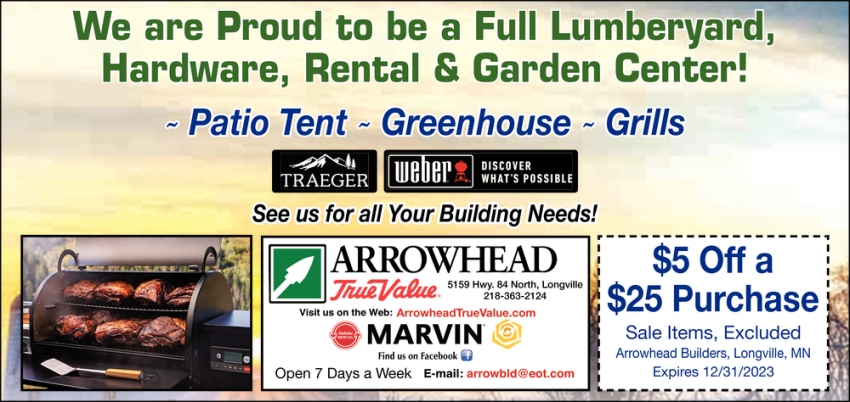 We Are Proud To Be A Full Lumberyard, Hardware, Rental & Garden Center!