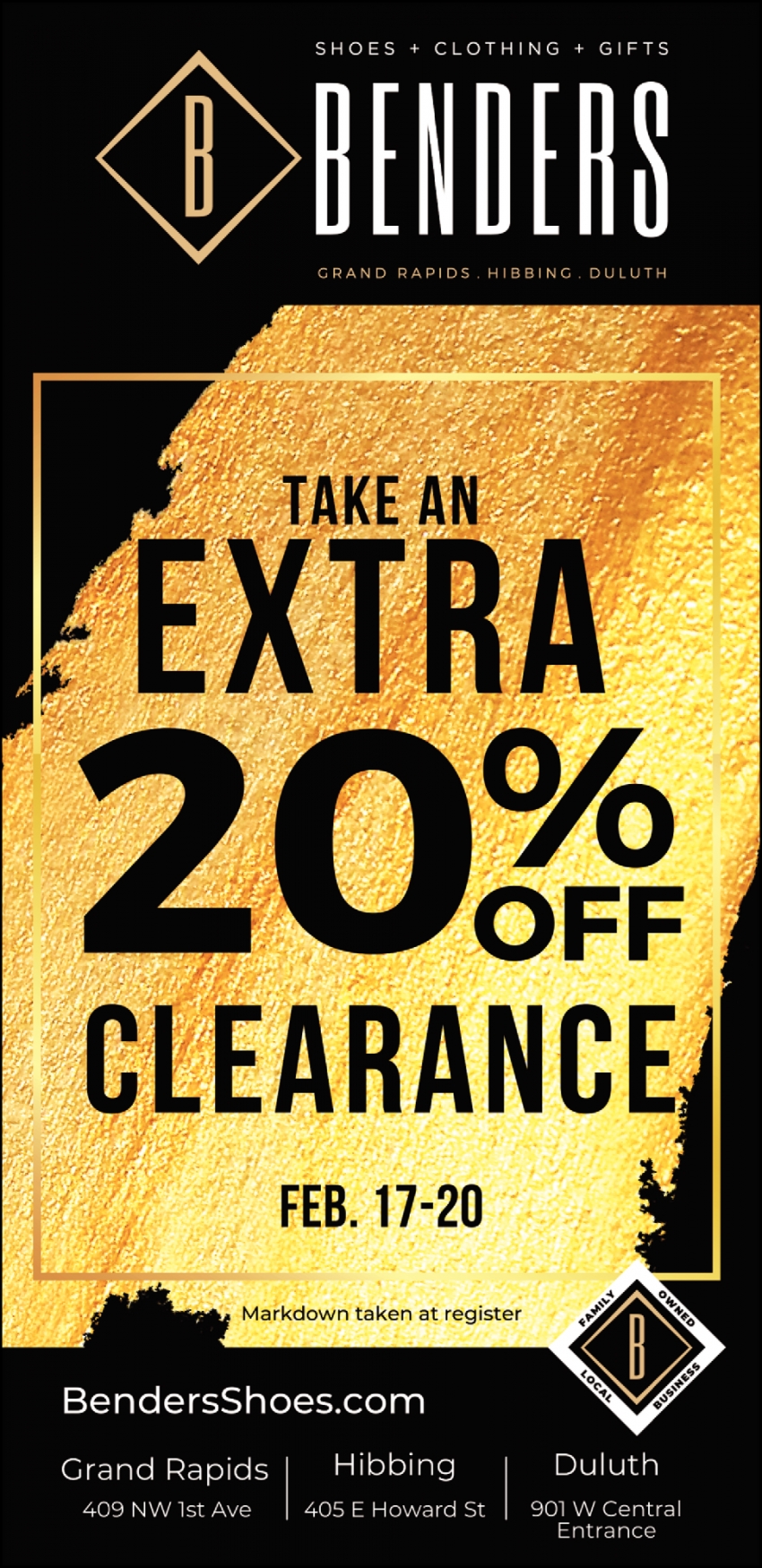 Tkae An Extra 20% Off Clearance