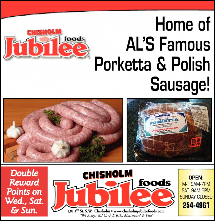 Home Of AL's Famous Porketta & Polish Sausage!