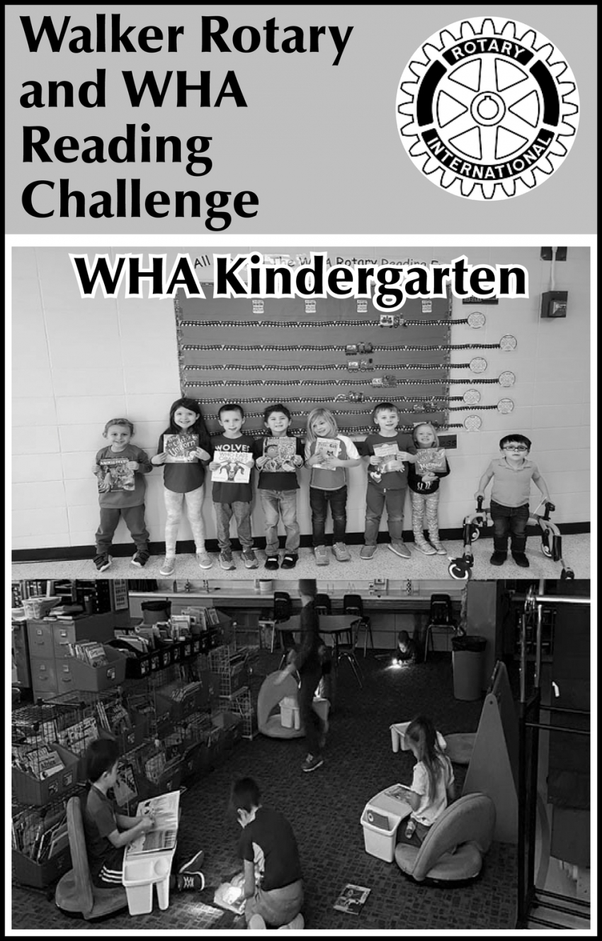 Walker Rotary And WHA Reading Challenge 