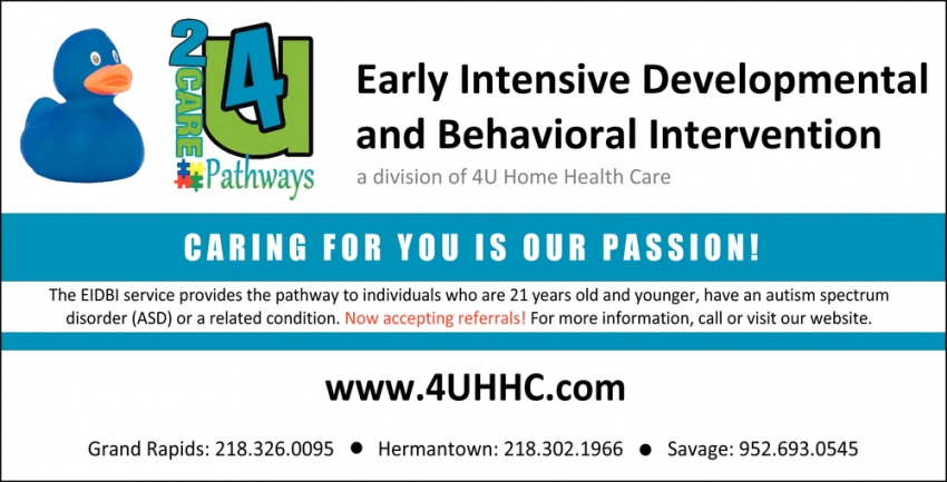 Early Intensive Developmental And Behavioral Intervention