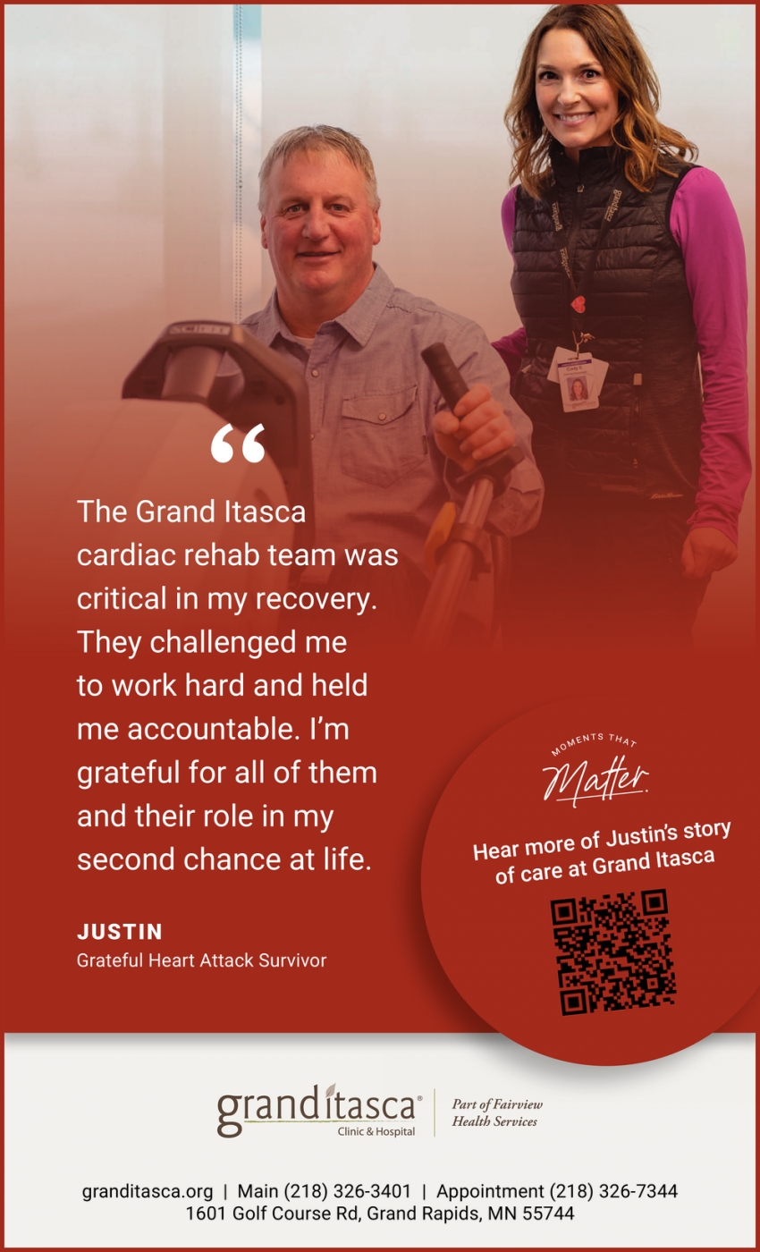 Hear More Of Justin's Story Of Care At Grand Itasca
