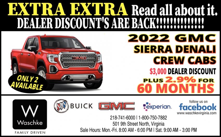 EXTRA EXTRA Read All About It, DEALER DISCOUNT'S ARE BACK!!!!!!!!!!!!!