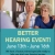 Better Hearing Event!