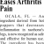 Horse Liniment Eases Arthritis Pain