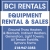 Equipment Rental & Sales