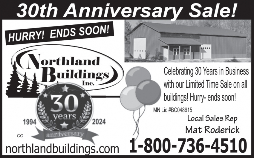 30th Anniversary Sale!