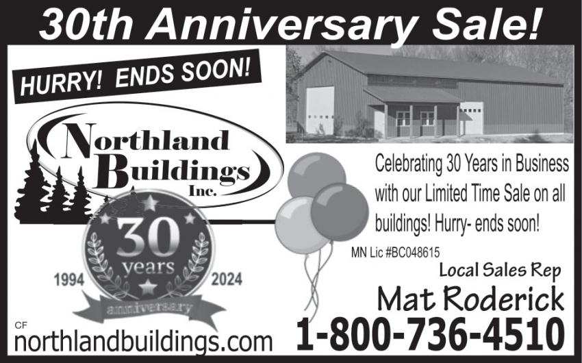 30th Anniversary Sale!