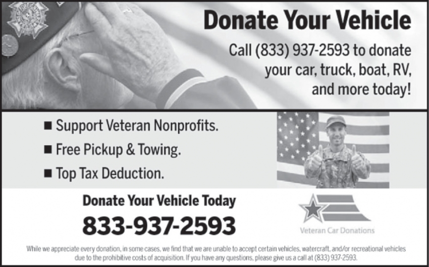 Donate Your Vehicle