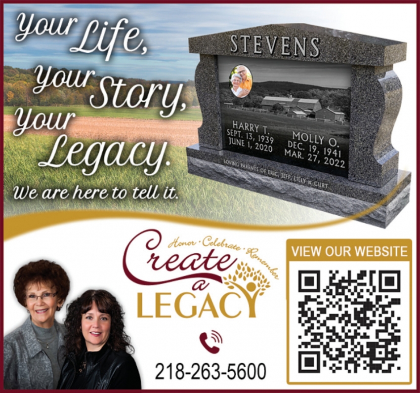 Your Life, Your Story, Your Legacy.