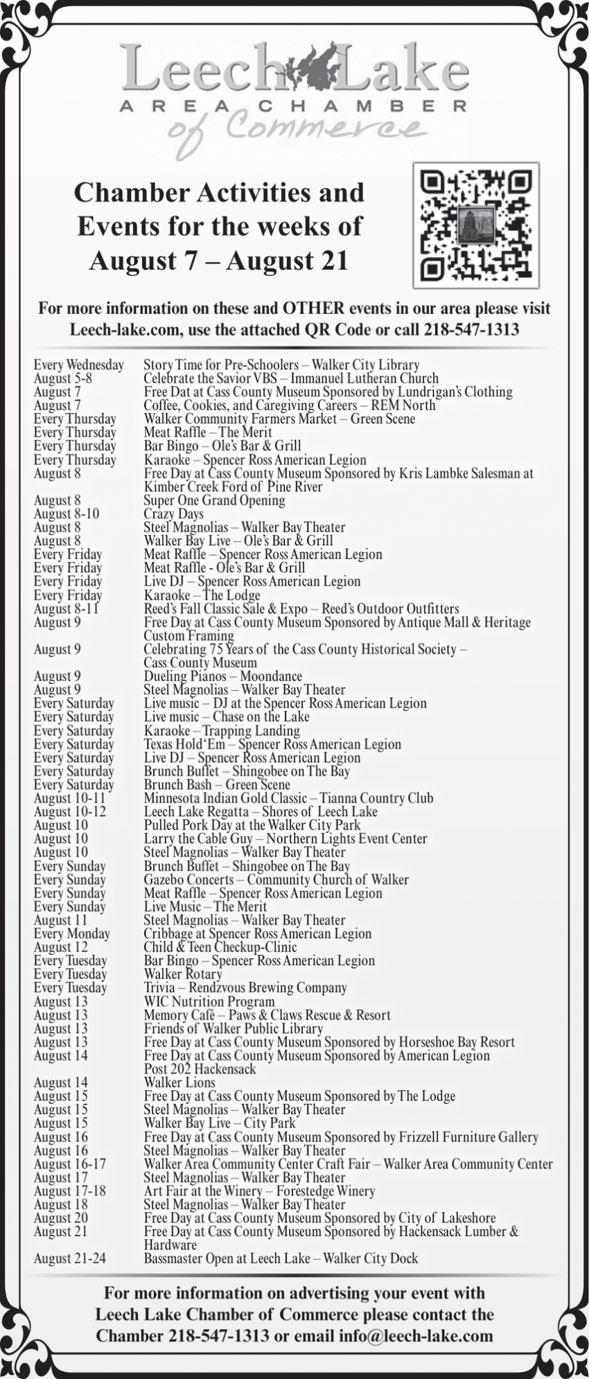 Chamber Activities and Events