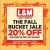 The Fall Bucket Sale 20% OFF