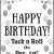 Happy Birthday! Tuck n Roll on Dec. 1st!