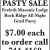 Pasty Sale 