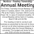Annual Meeting