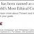 We have Been Name One of the Most Ethical Companies