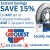 Instant Save 15% On Any set of Brake Pads