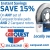 Instant Save 15% On Any set of Brake Pads