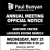 Annual Meeting Official Notice