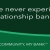 I've Never Experienced Relationship Banking