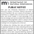 Public Notice