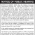 Notice of Public Hearing