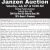 Janzen Auction, Saturday, July 26th