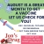 August is a Great Month to Get a Vaccine