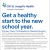 Get a Healthy Start to the New School Year