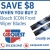 Save $8 When You Buy 2 Bosch Icon Front Wiper Blades