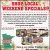 Shop local Weekend Specials